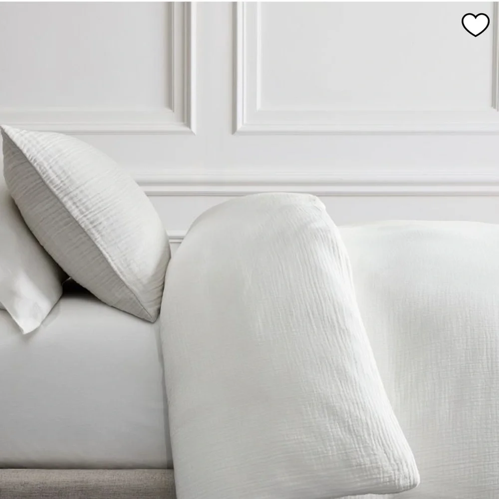 West Elm Dreamy Gauze Cotton Duvet